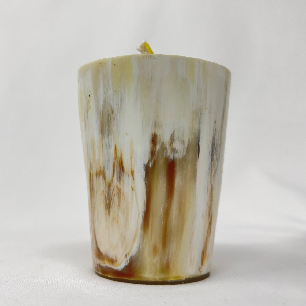 Beeswax Horn Candle