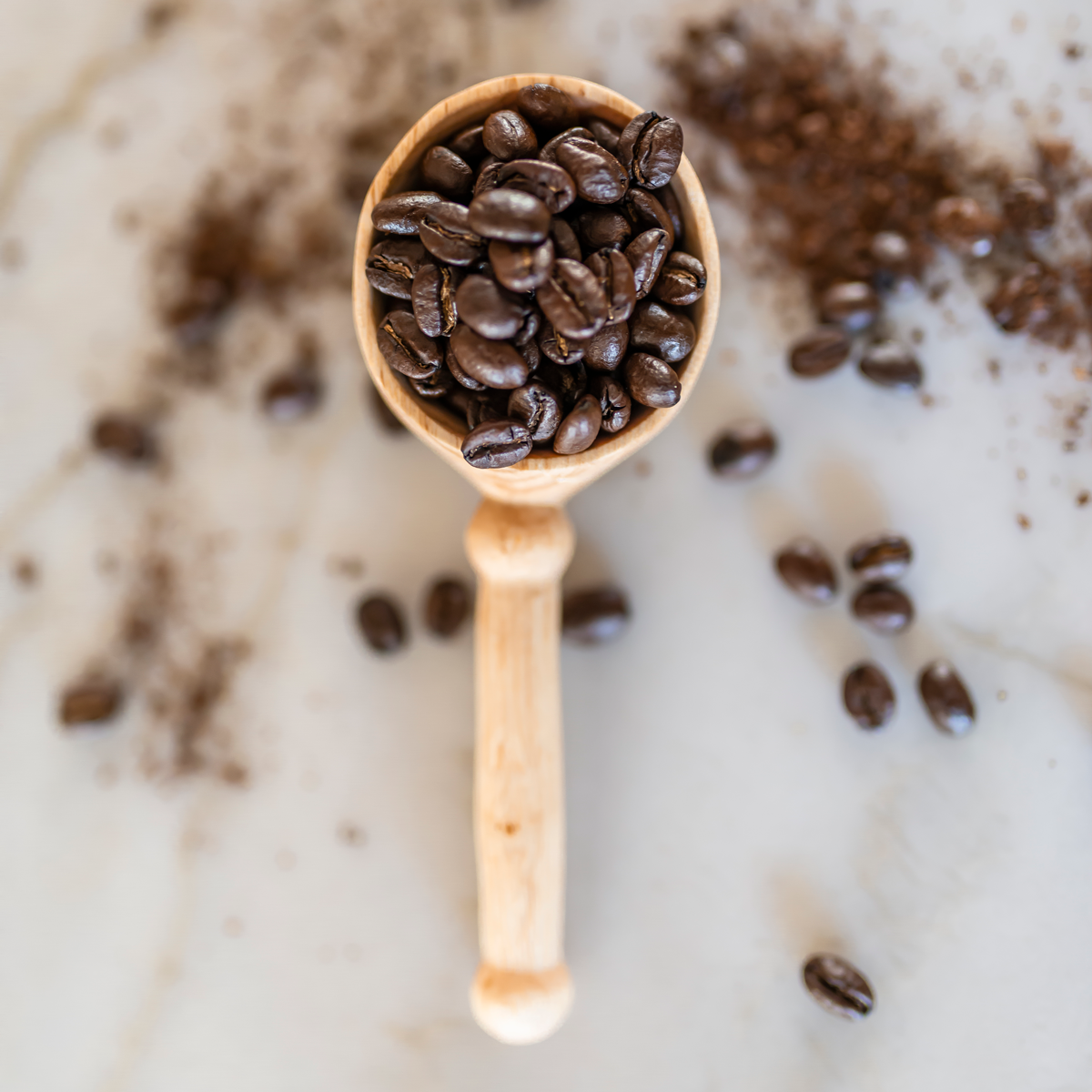 Hand Carved Wooden Spoon - Gentry Coffee Scoop