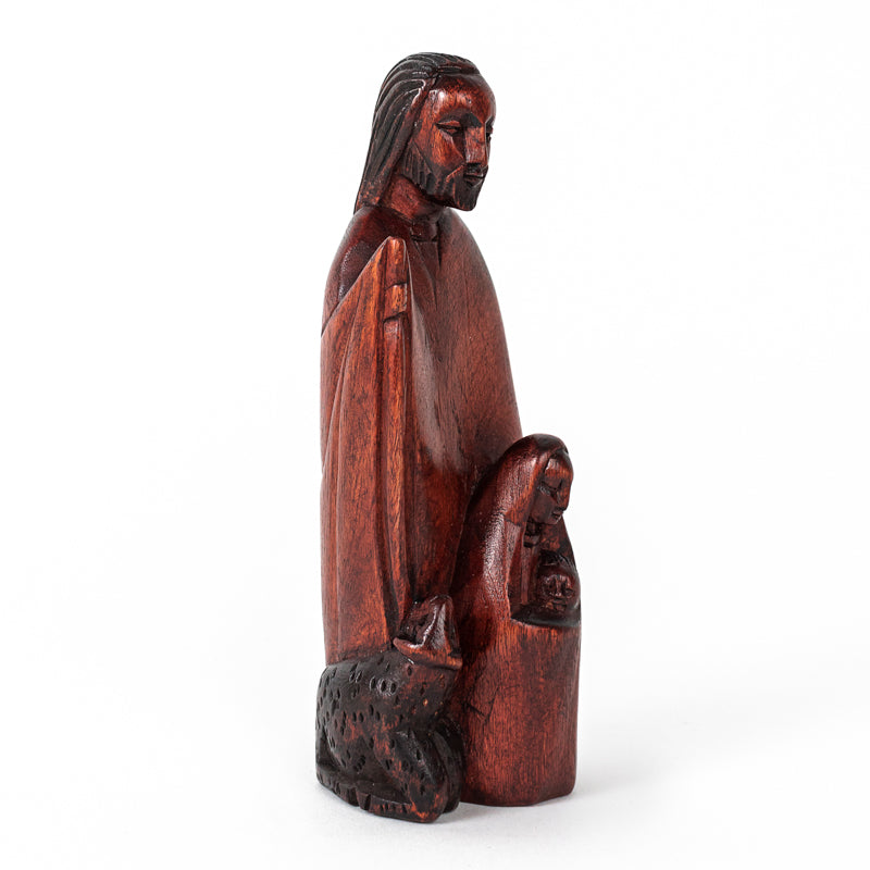 Hand Carved Holy Family
