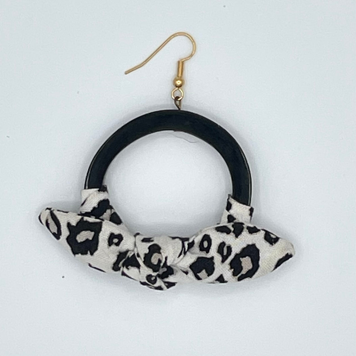 wrapped Horn Earrings