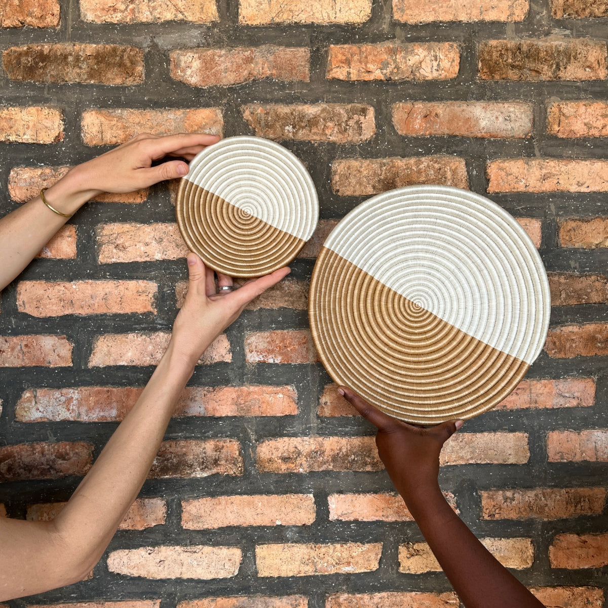 Modern Pearl Woven Bowls - Great Divide