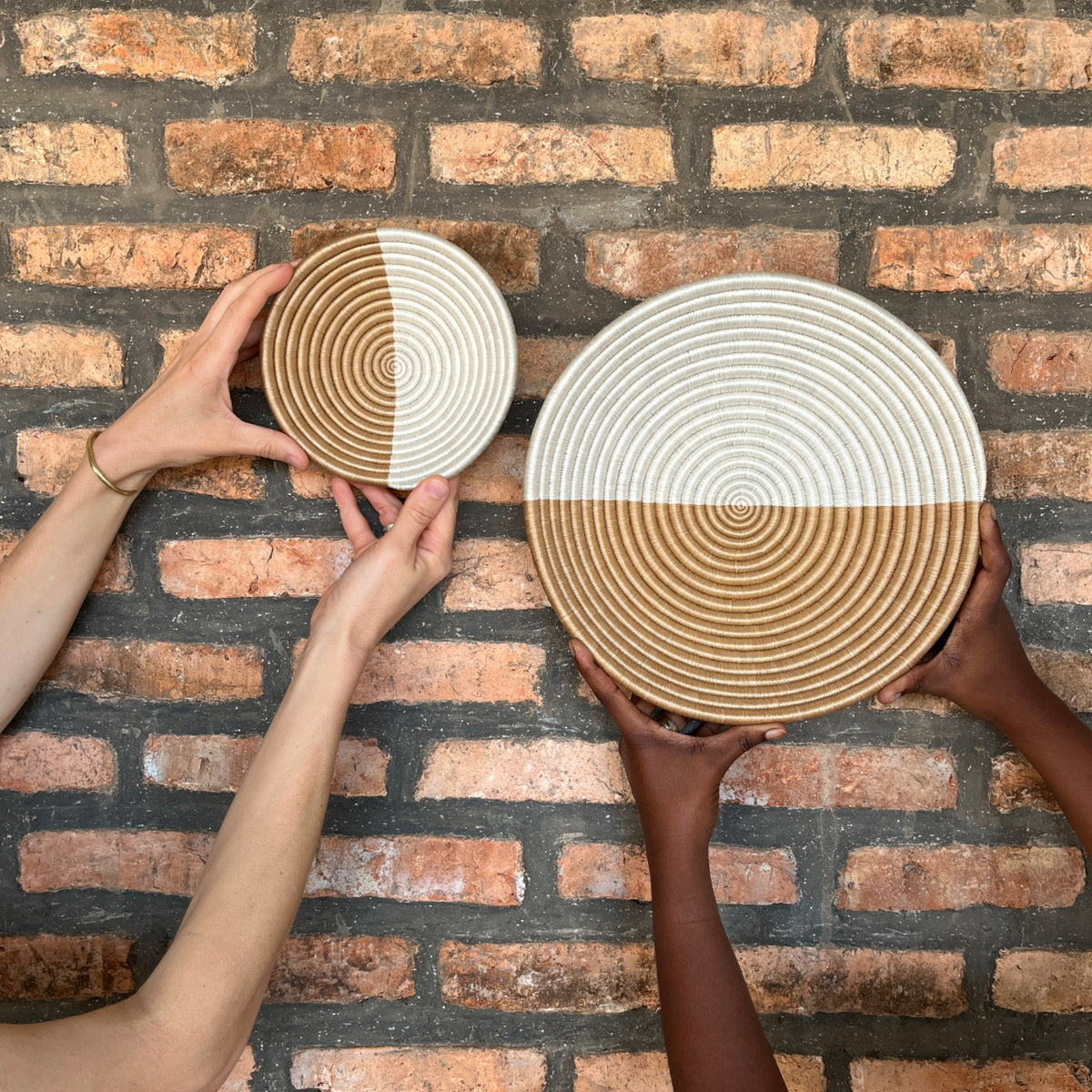 Modern Pearl Woven Bowls - Great Divide