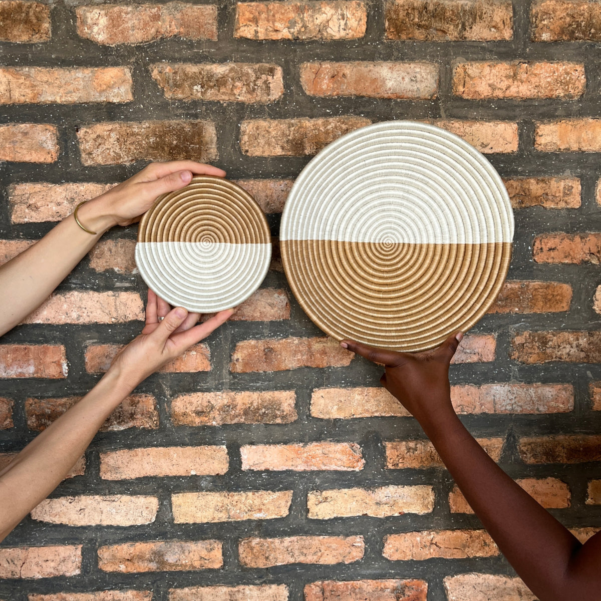 Modern Pearl Woven Bowls - Great Divide