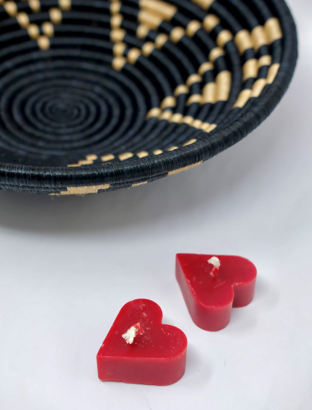 Small Beeswax Heart Candle