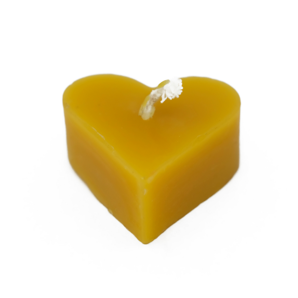 Small Beeswax Heart Candle