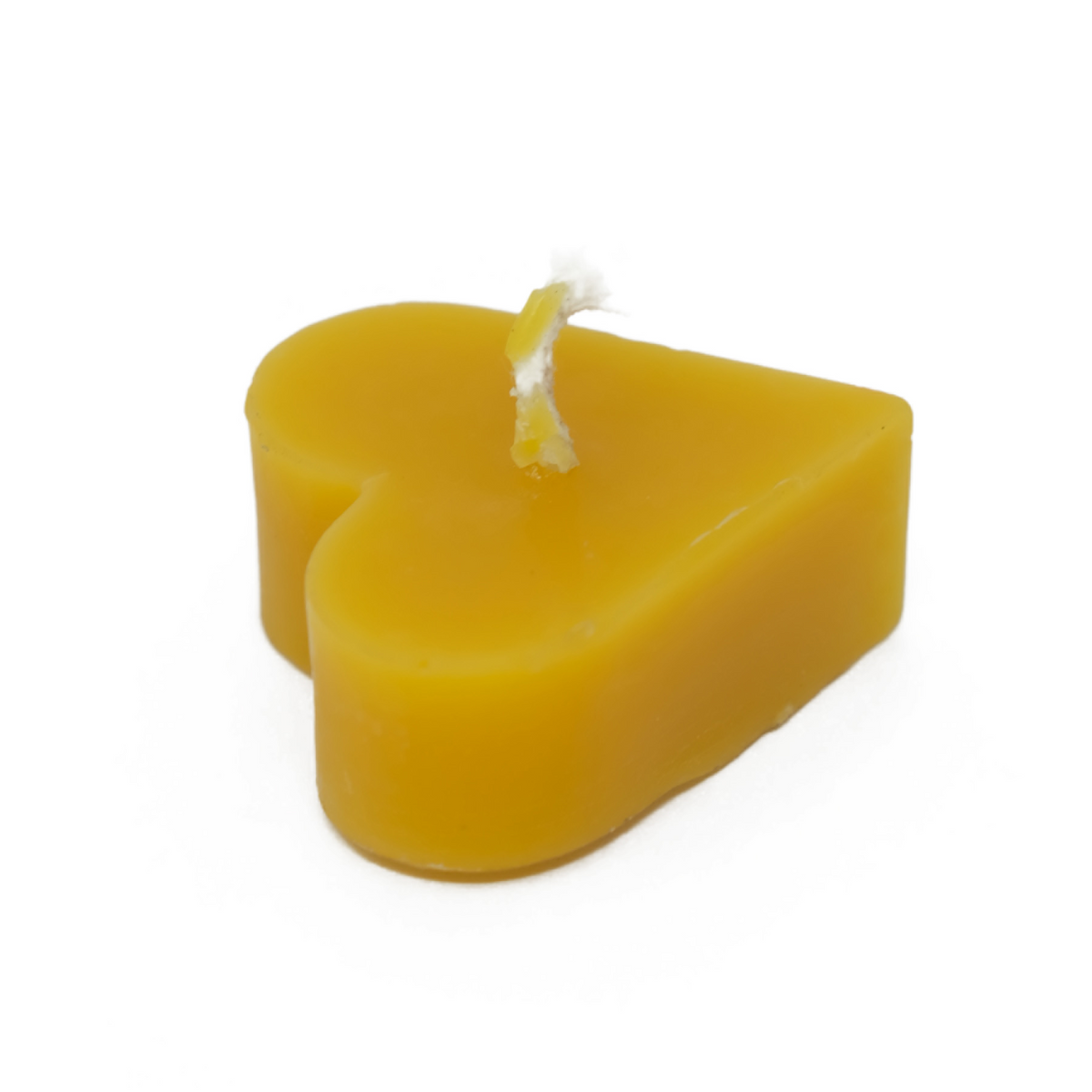 Small Beeswax Heart Candle
