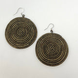 large sisal earrings