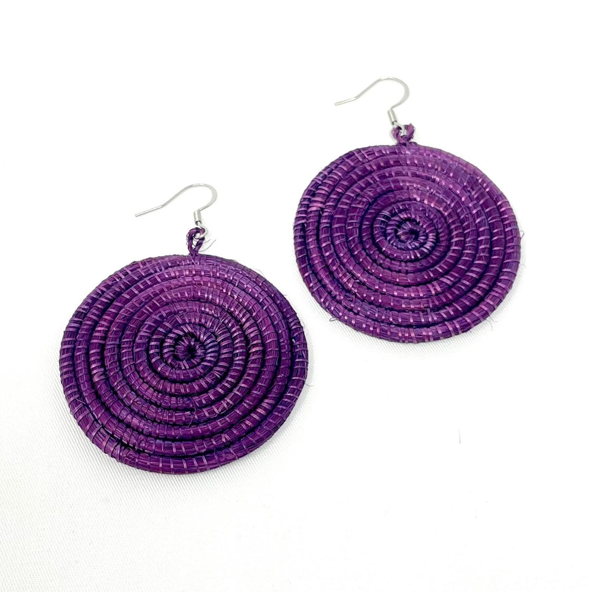 Large Disc Earrings