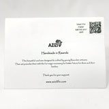 Handcrafted Banana Fiber & Kitenge Elephant Card