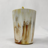 Beeswax Horn Candle