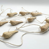 Hand-Carved Little Bird Garland