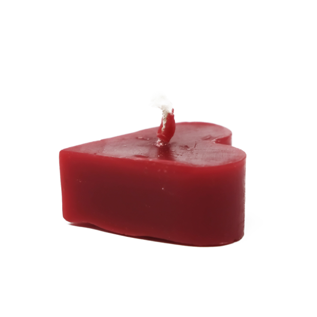 Small Beeswax Heart Candle