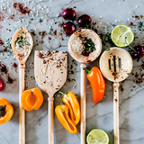 Hand Carved Wooden Spoon - Cooking Set
