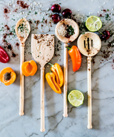 Hand Carved Wooden Spoon - Cooking Set