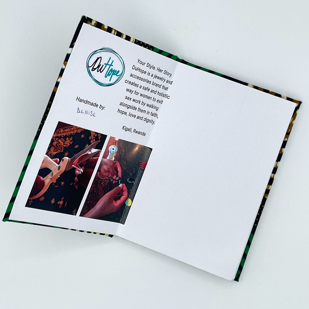 Duhope Inside of journal
