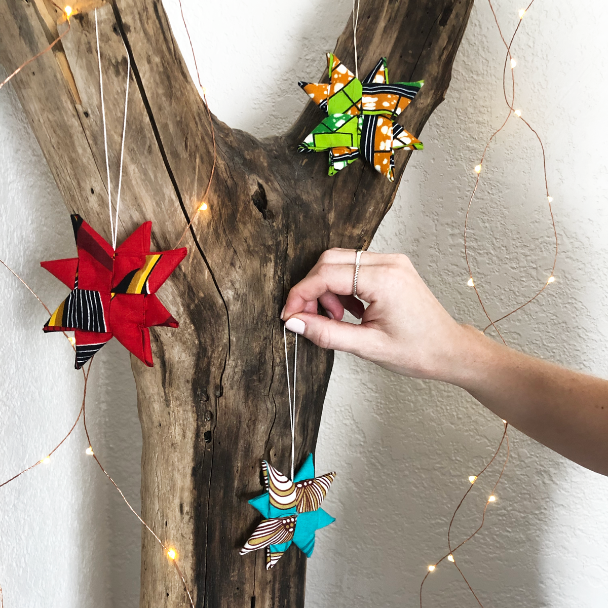 Fabric Star Ornament