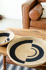 Modern Neutral Woven Wall Hanging - Trio Tea