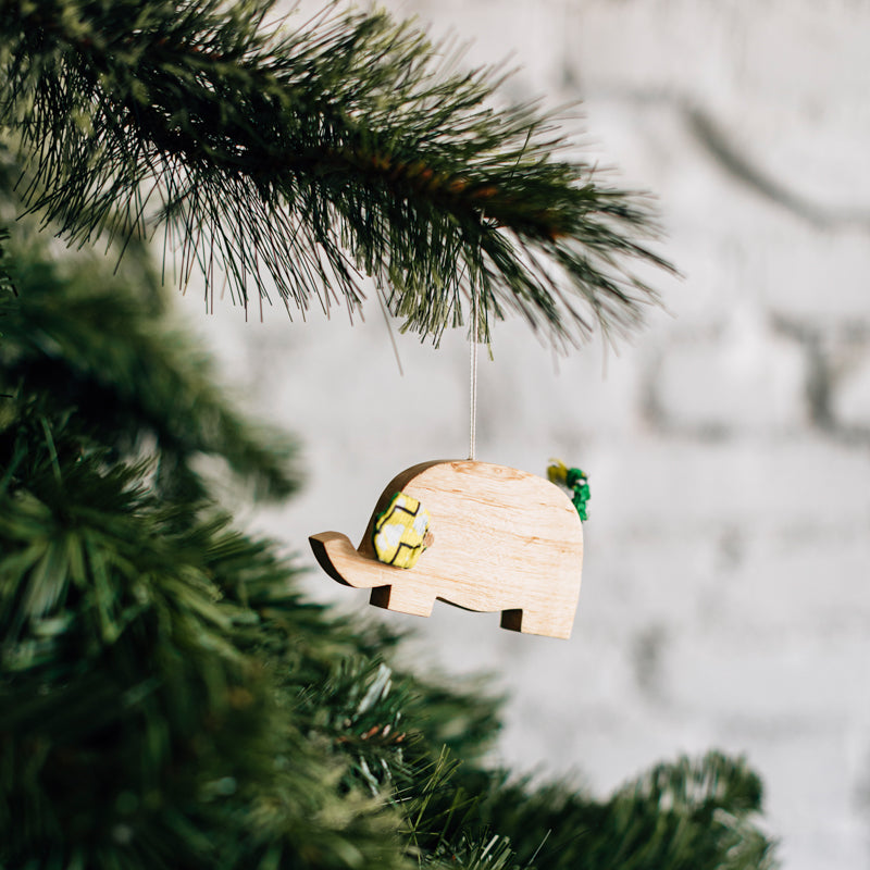 Hand-Carved Animal Ornament