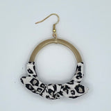 wrapped Horn Earrings