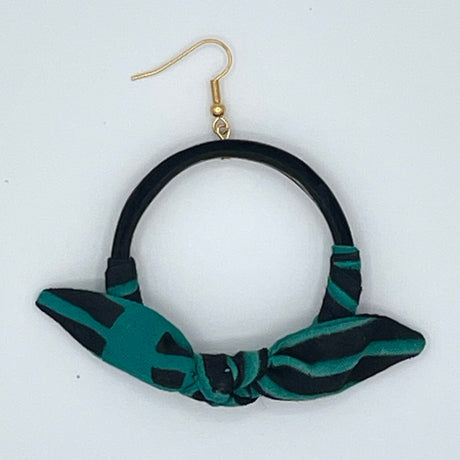 wrapped Horn Earrings