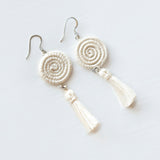 Inshunda Woven Tassel Earrings