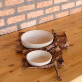 Hand Carved 9.5" Zanaibo Bowl