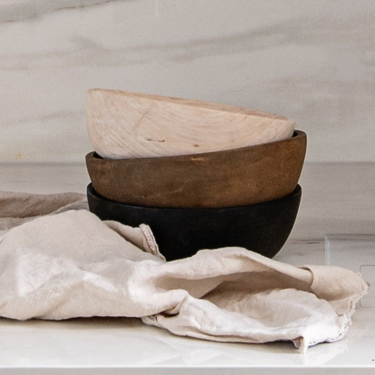 Hand Carved 6" Elube Bowl