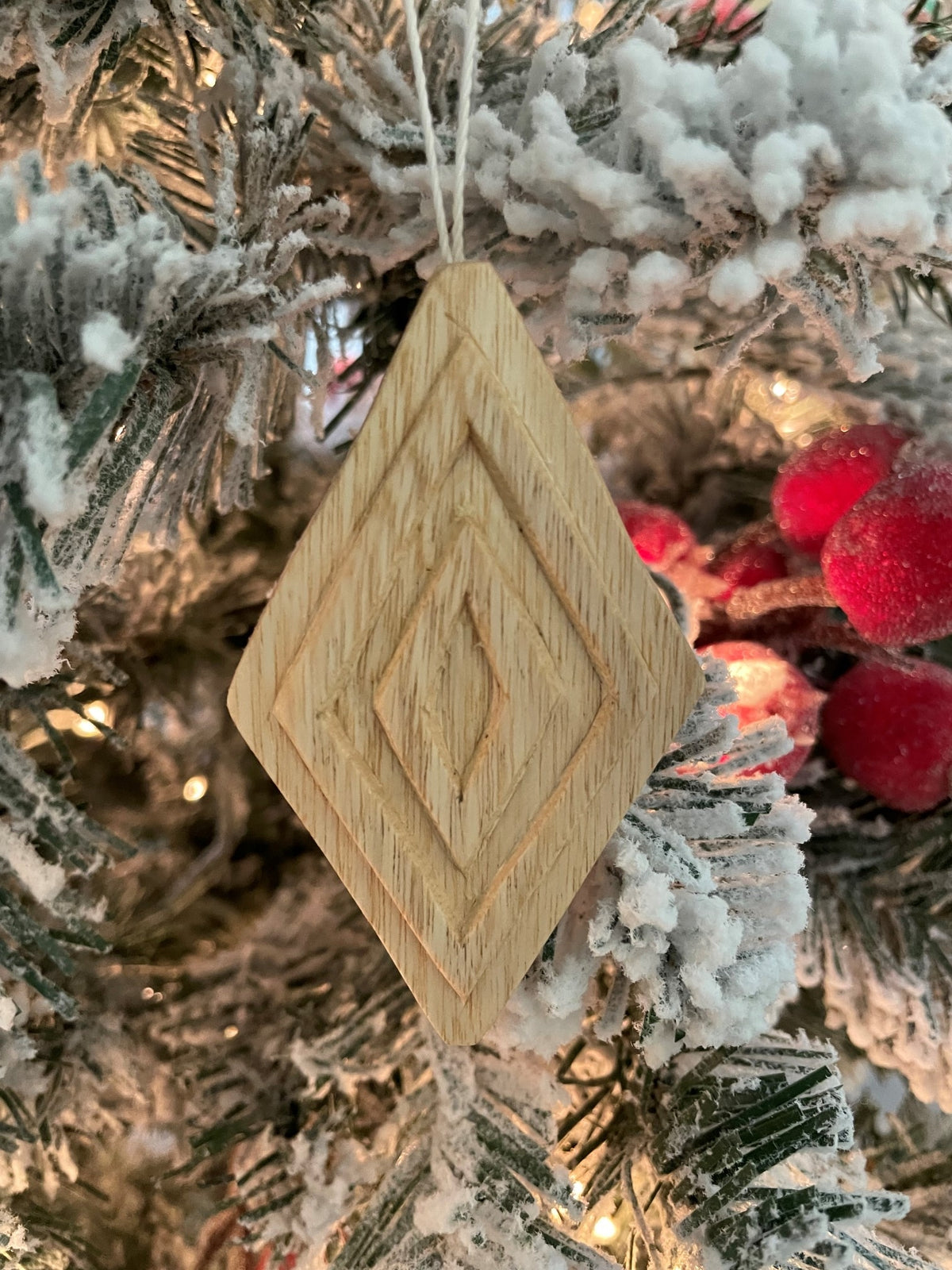 Lines & Legacy Diamond Ornament