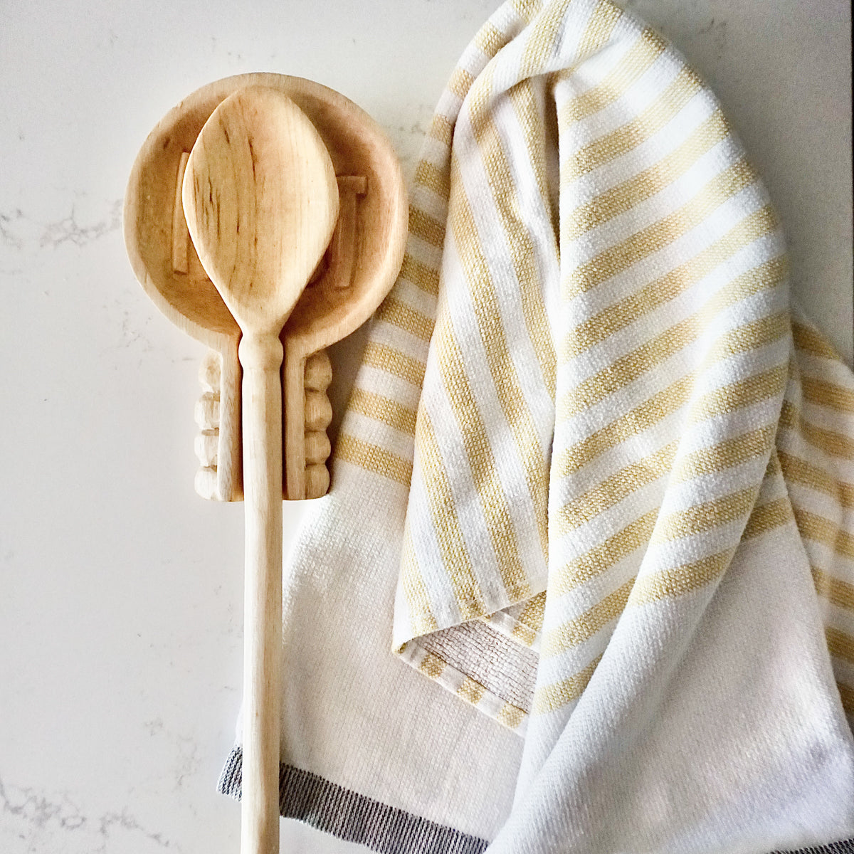 Hand Carved Wooden Spoon - Quinn Small Scoop