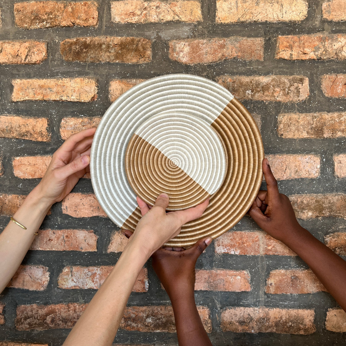 Modern Pearl Woven Bowls - Great Divide