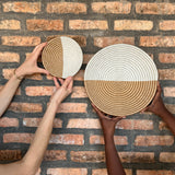 Modern Pearl Woven Bowls - Great Divide