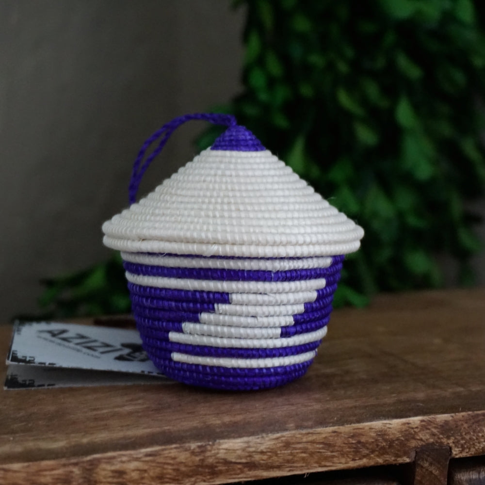 Miniature Basket Ornament - New Design