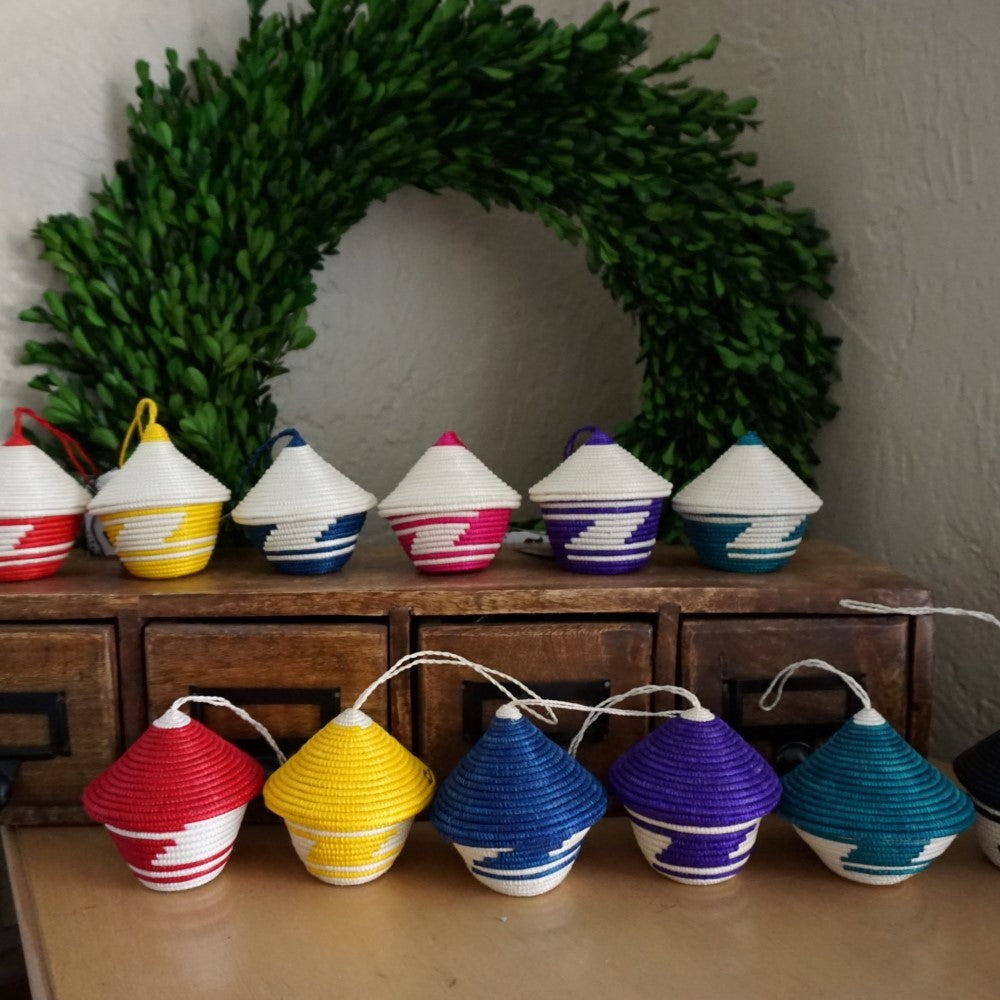 Miniature Basket Ornament - New Design