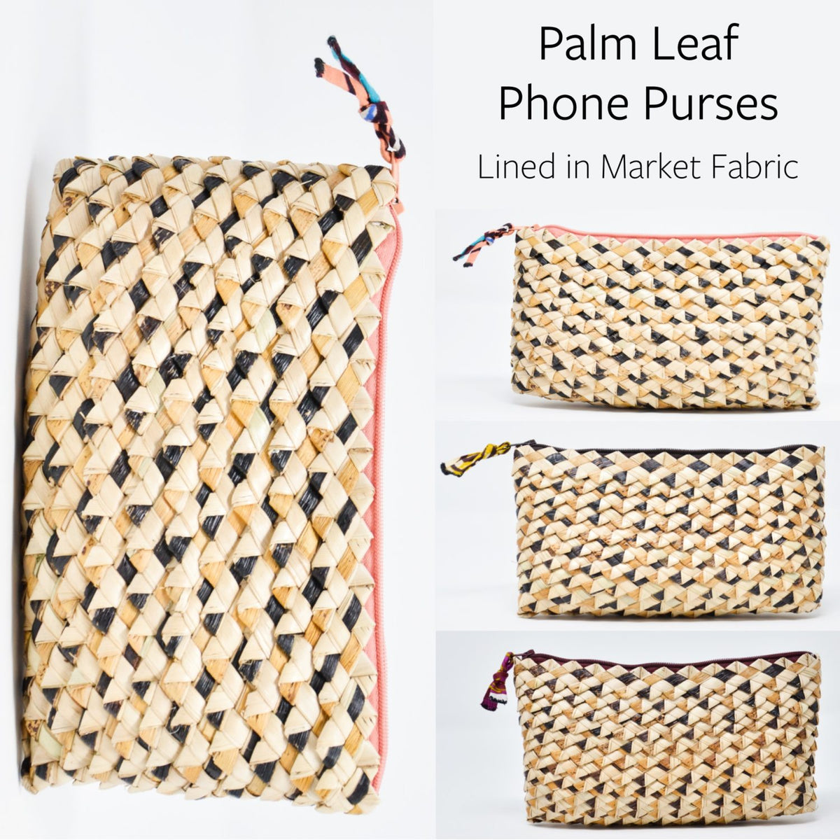 Palm Leaf Phone Purse
