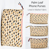 Palm Leaf Phone Purse