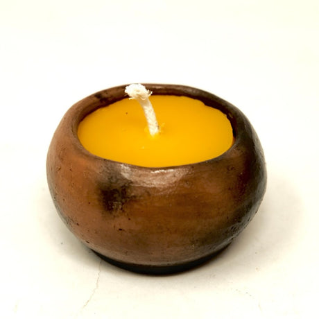 Clay Pinch Pot Candle