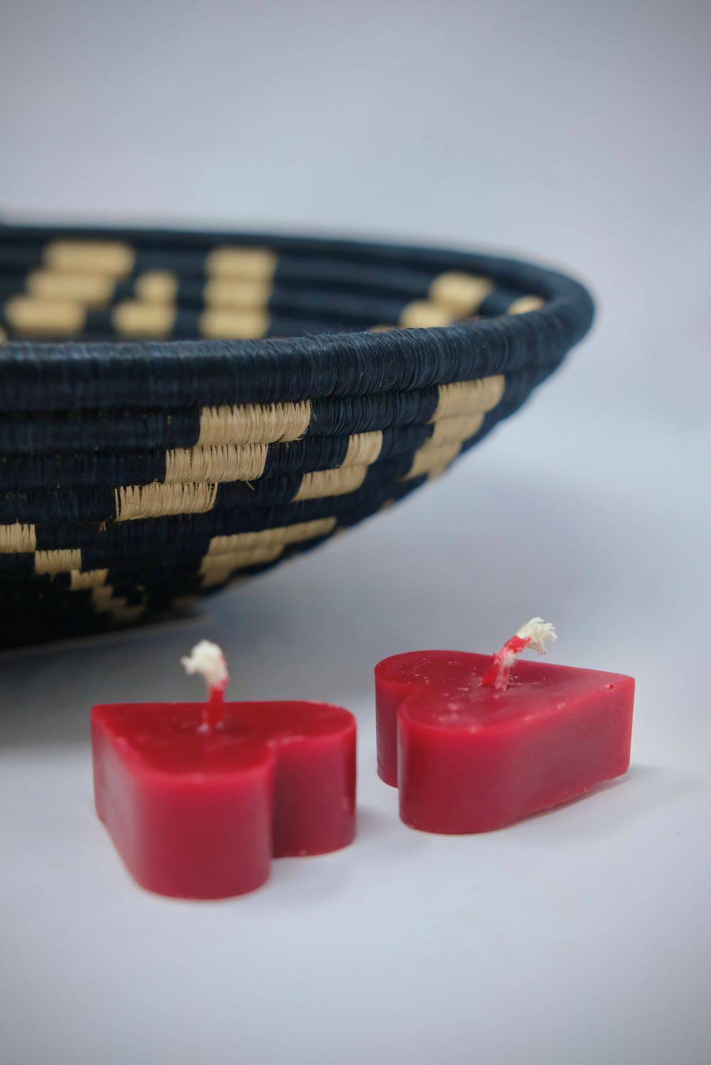 Small Beeswax Heart Candle
