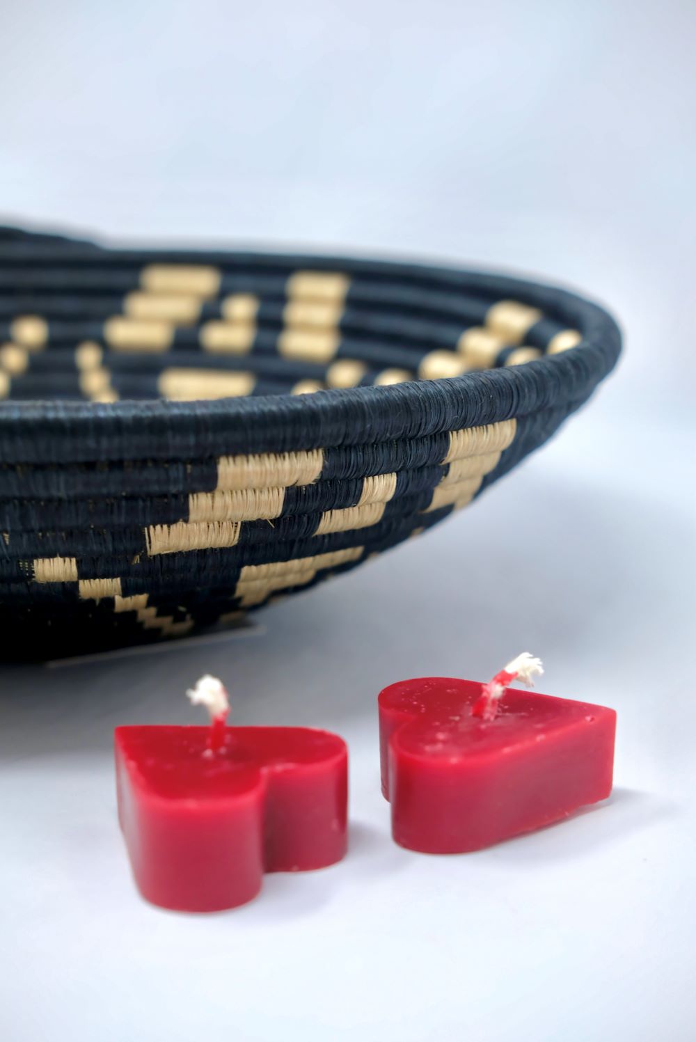 Small Beeswax Heart Candle