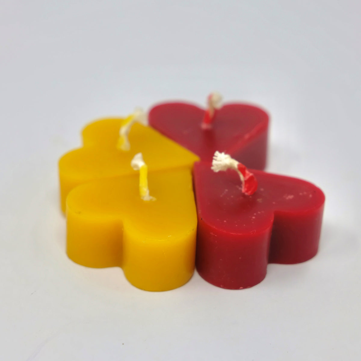 Small Beeswax Heart Candle