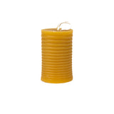 Ribbed Pillar Candle