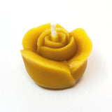 Small Rose Beeswax Candle