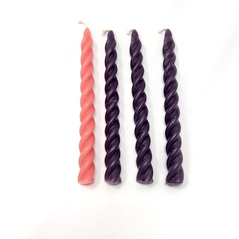 Advent Candle Set in a Banana Leaf Box