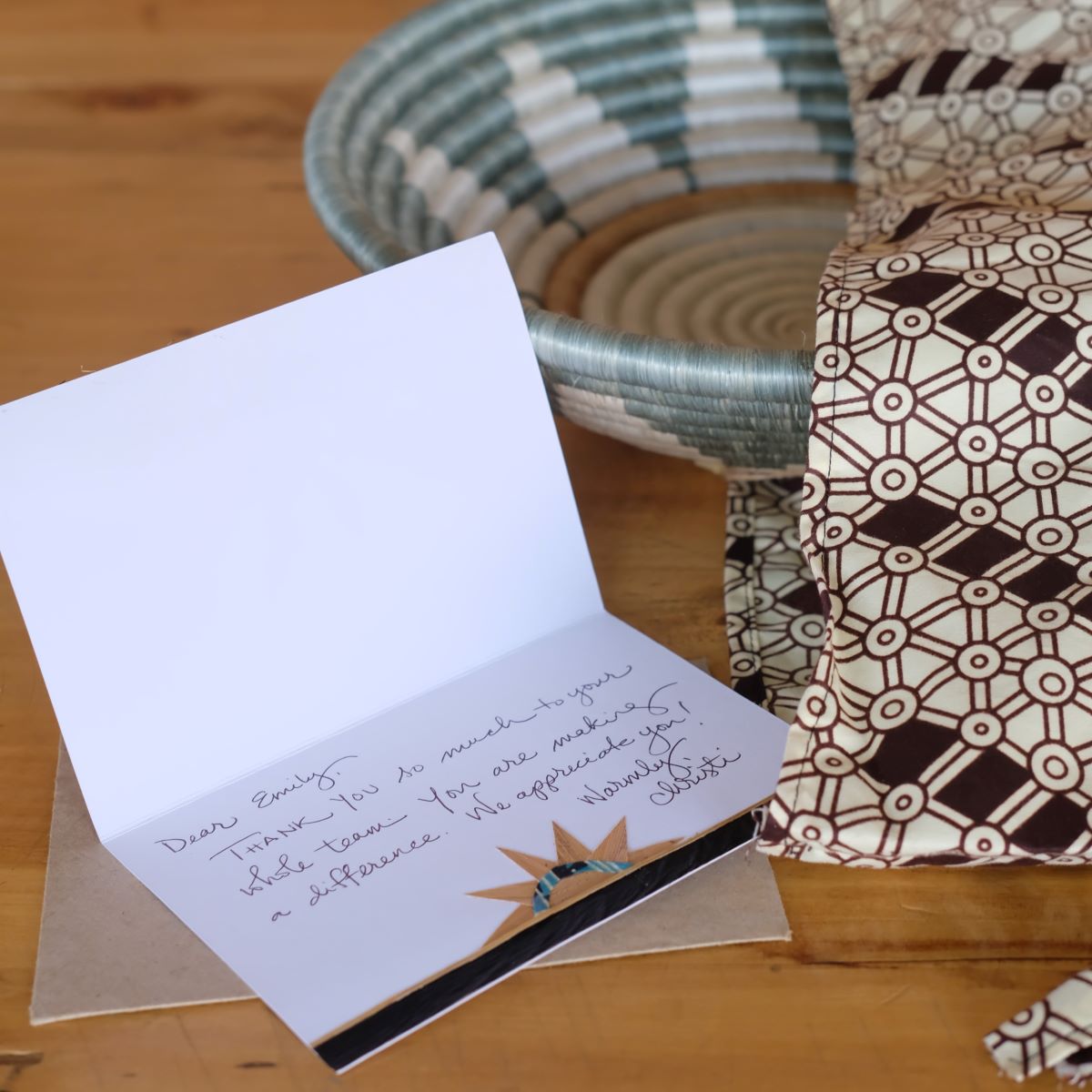 Kitenge Fabric Gift Bag