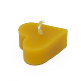 Small Beeswax Heart Candle
