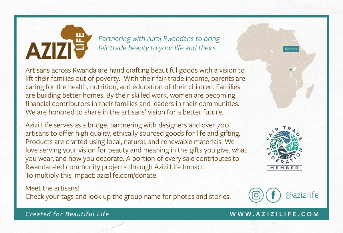 Azizi Life Information Cards (Pack of 10)