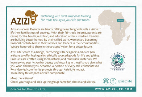 Azizi Life Information Cards (Pack of 10)