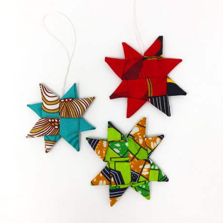 Fabric Star Ornament