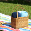 tote holding towels