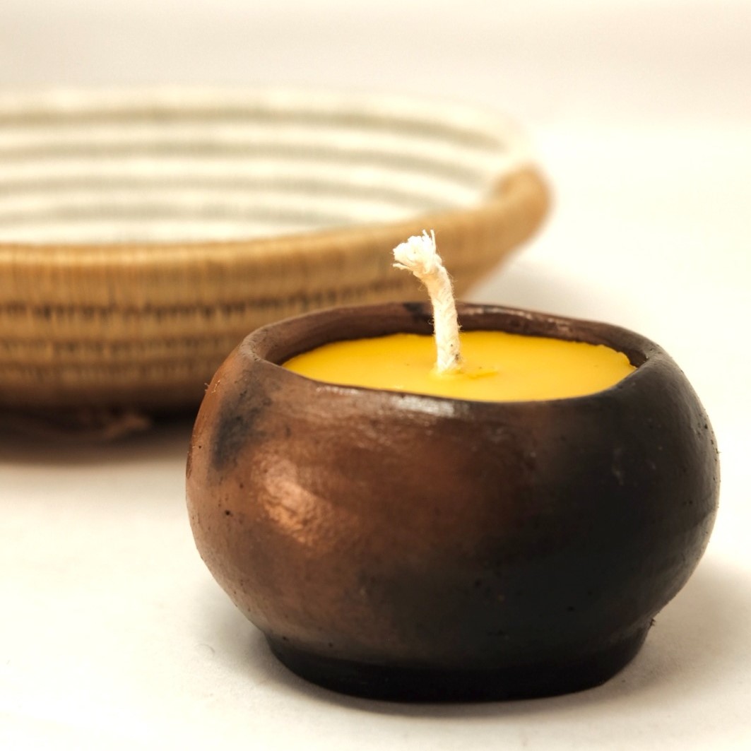 Pot candle with bowl 2 (2)