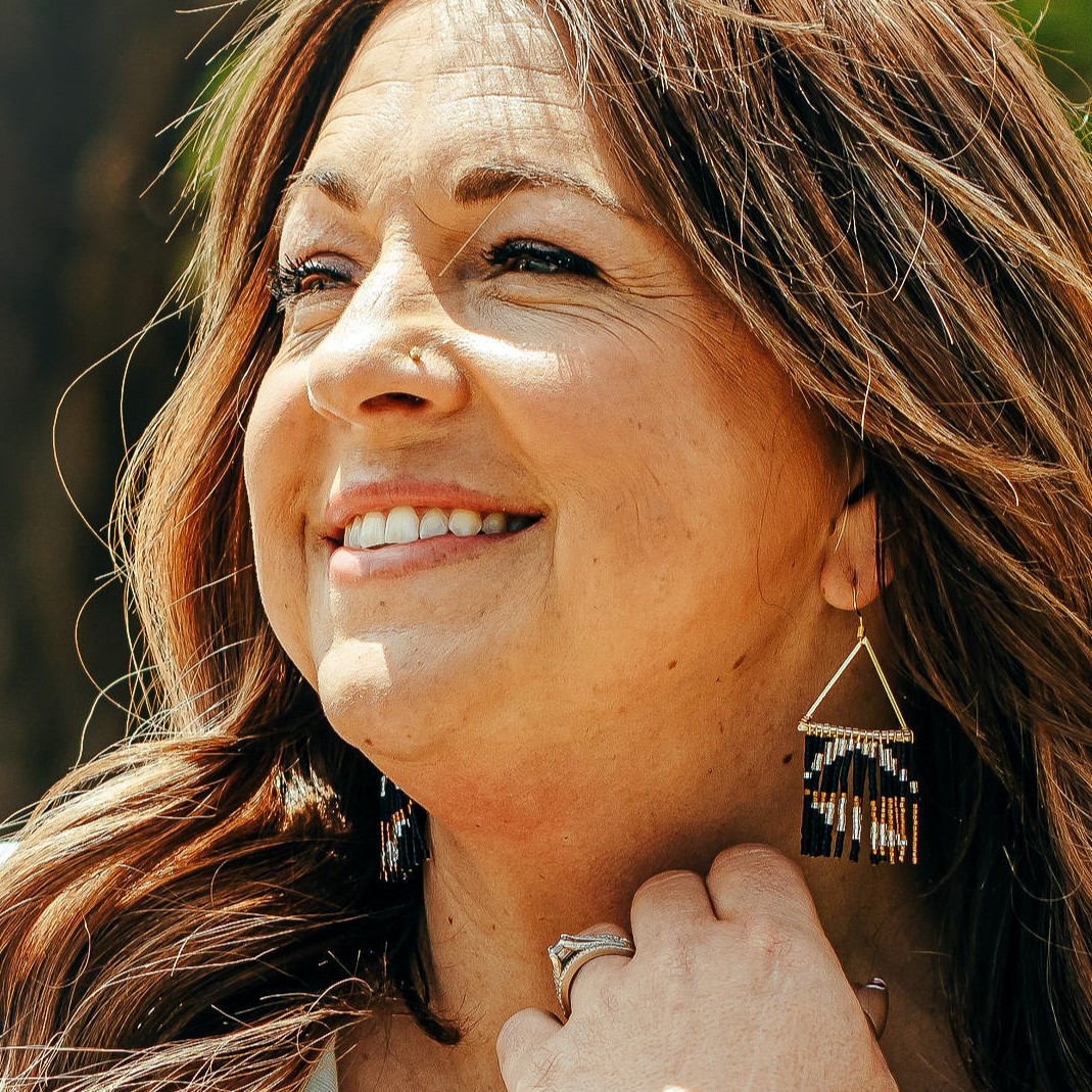 Becky being worn 3 square